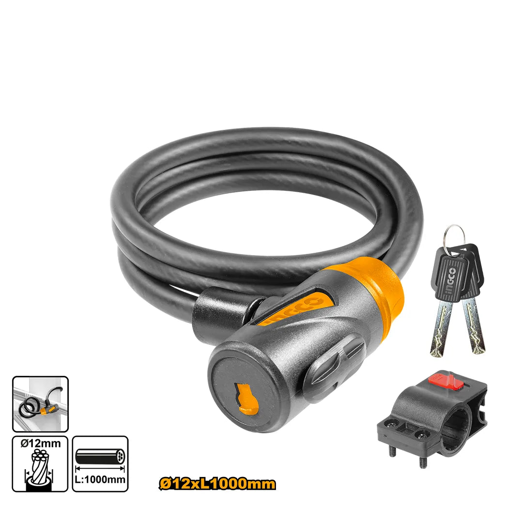Ingco Bicycle lock with lock frame DBK11210