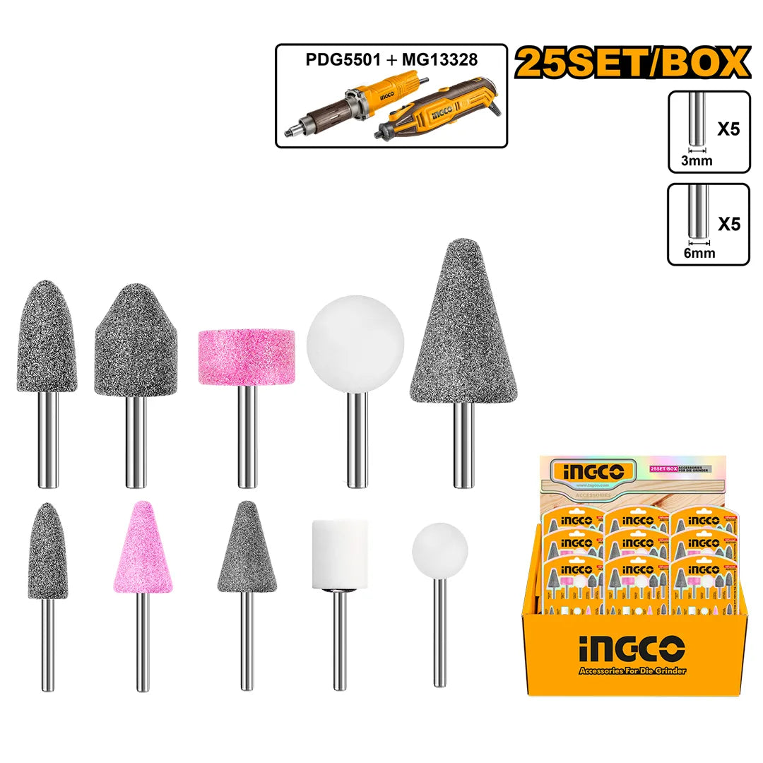 Ingco accessories for Die Grinder and Mini Grinder AKB1001