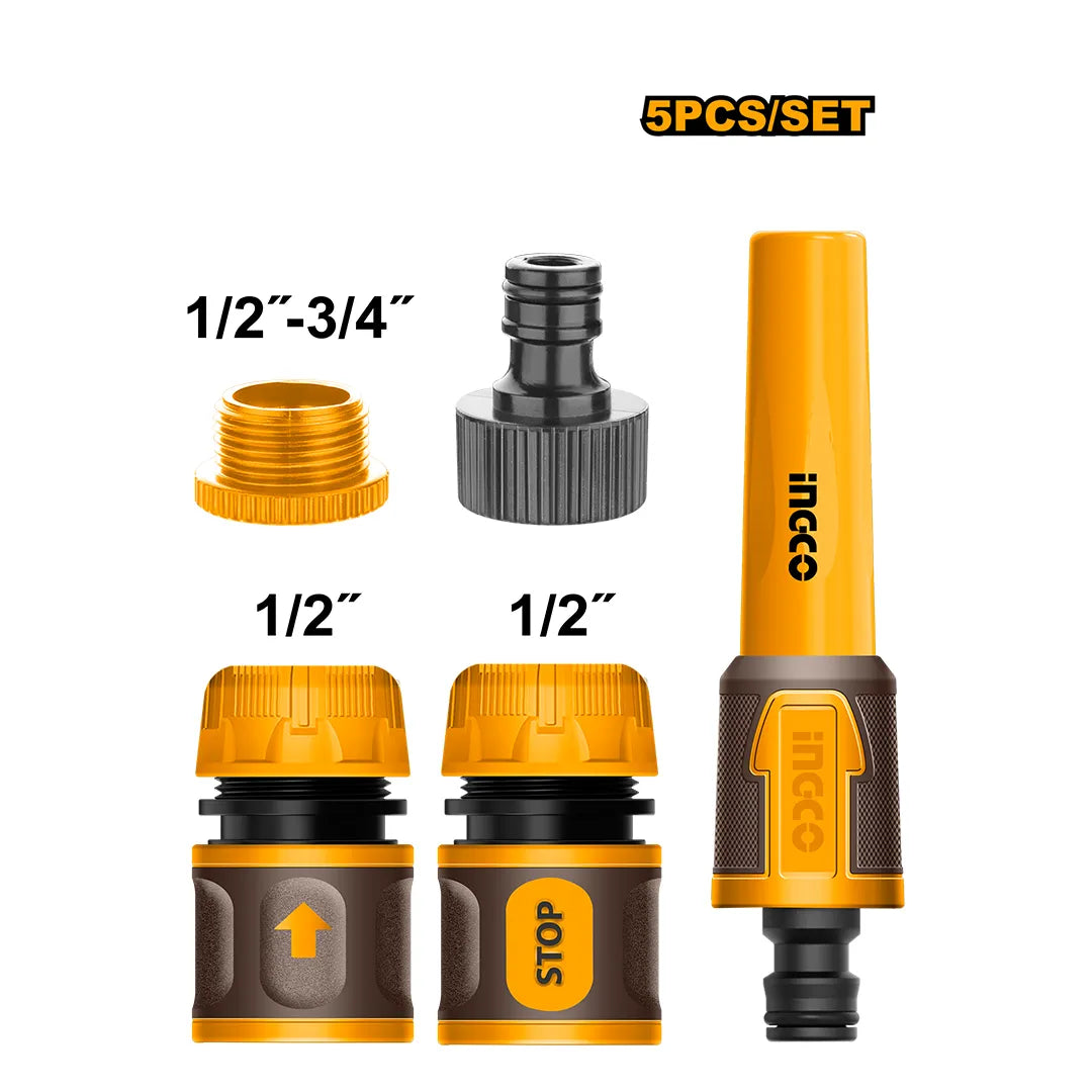 Ingco Twist Nozzle 5pcs set HHCS05122