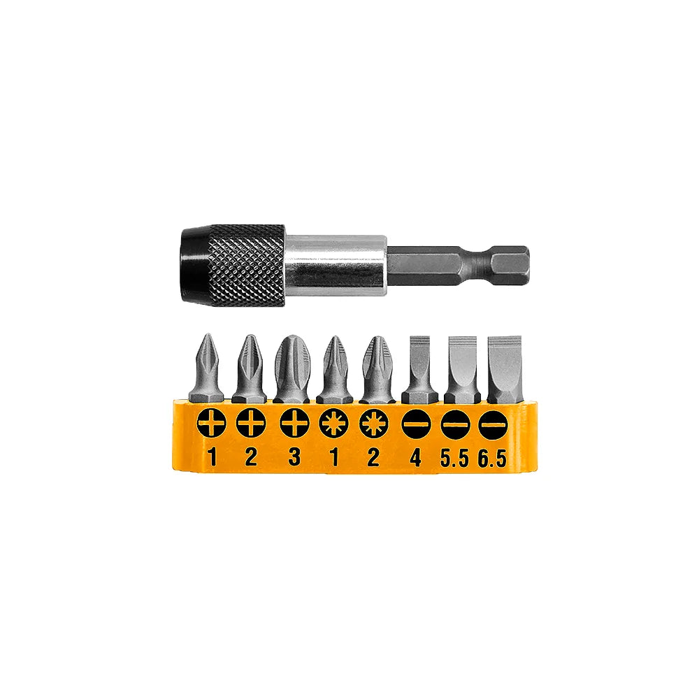Ingco 9 Pcs Screwdriver Bits Set AKSD0071
