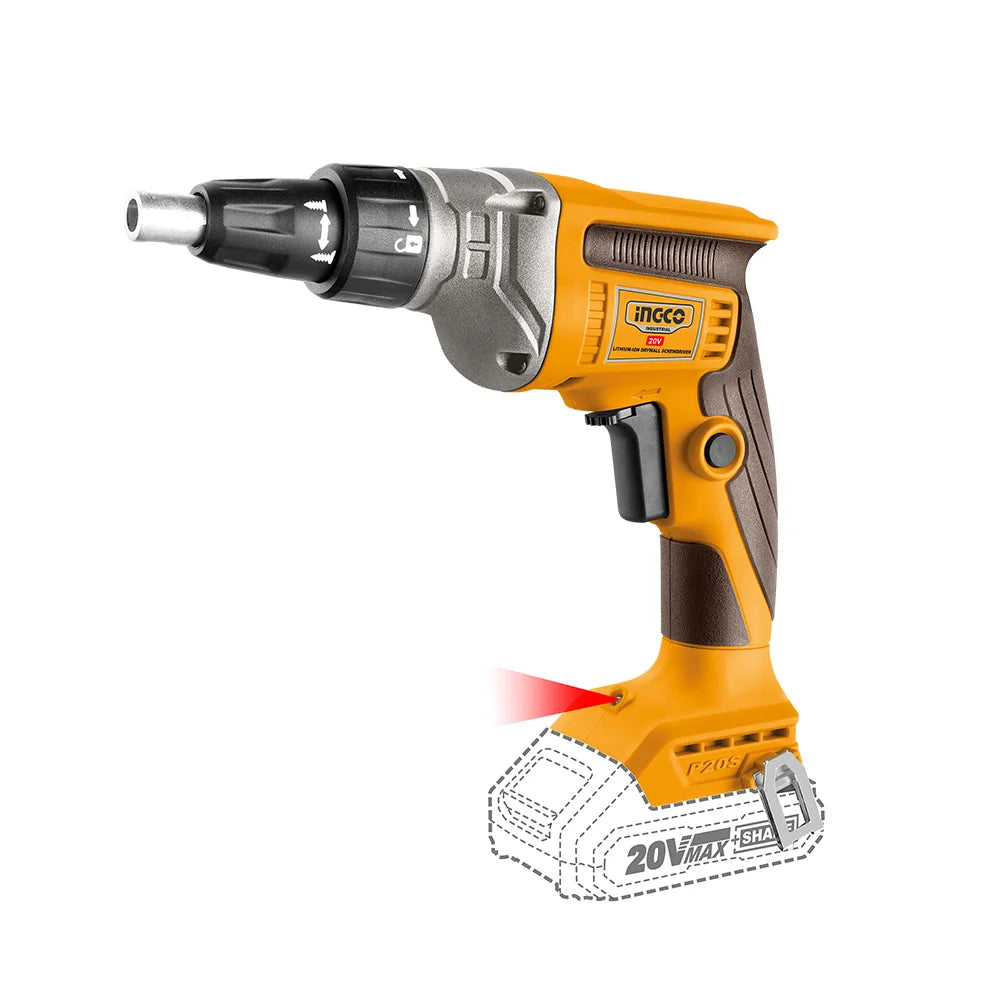 Ingco Cordless Drywall Screwdriver CDSLI204200