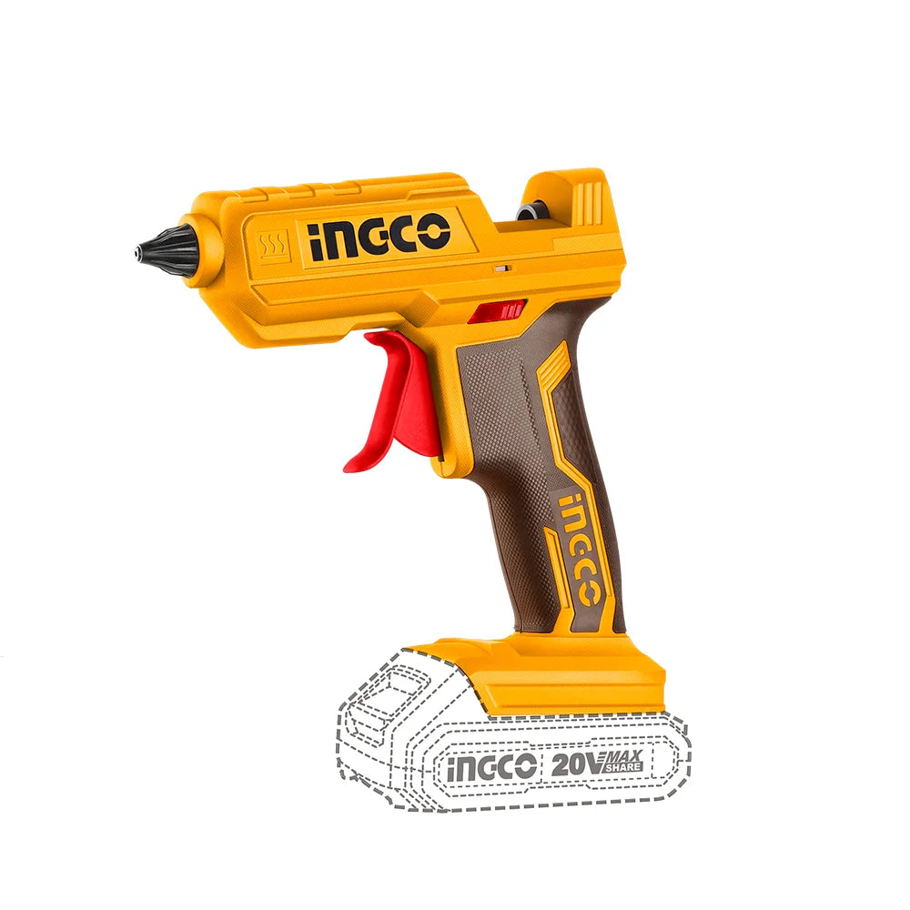 Ingco Cordless Glue Gun CGGLI2001