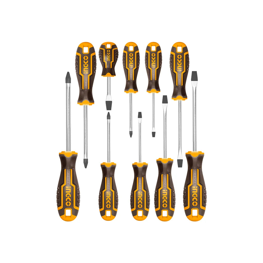 Ingco 10PC Screwdriver Set HKSD1028