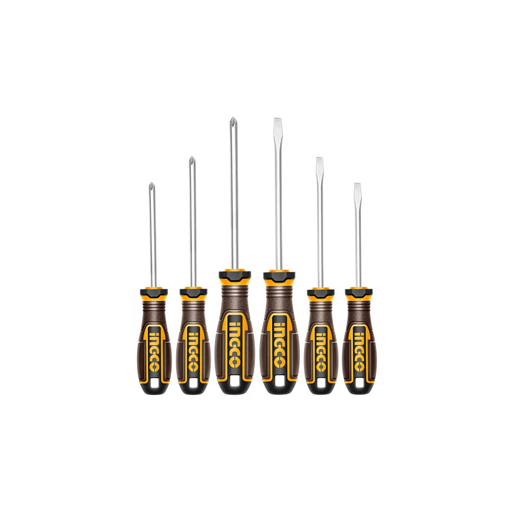 Ingco 6 Pcs Screwdriver Set HKSDS0628