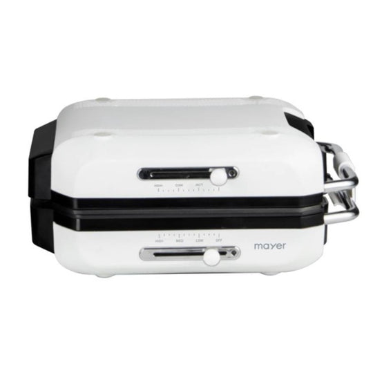 Mayer Foldable Multi Functional Ceramic Cooker with Grill White