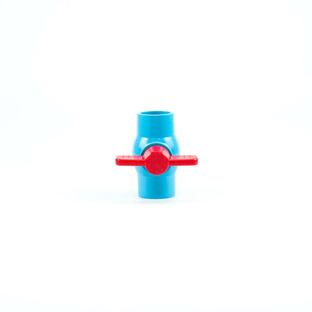Pvc Ball Valve Blue Socket 1 1/2''