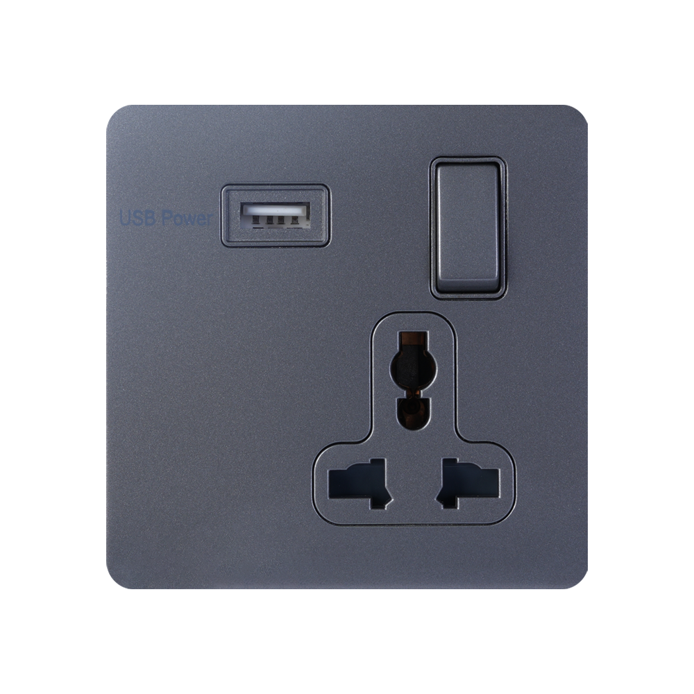Trilif Switched Socket Outlet Universal P18usbtt 13a 1g