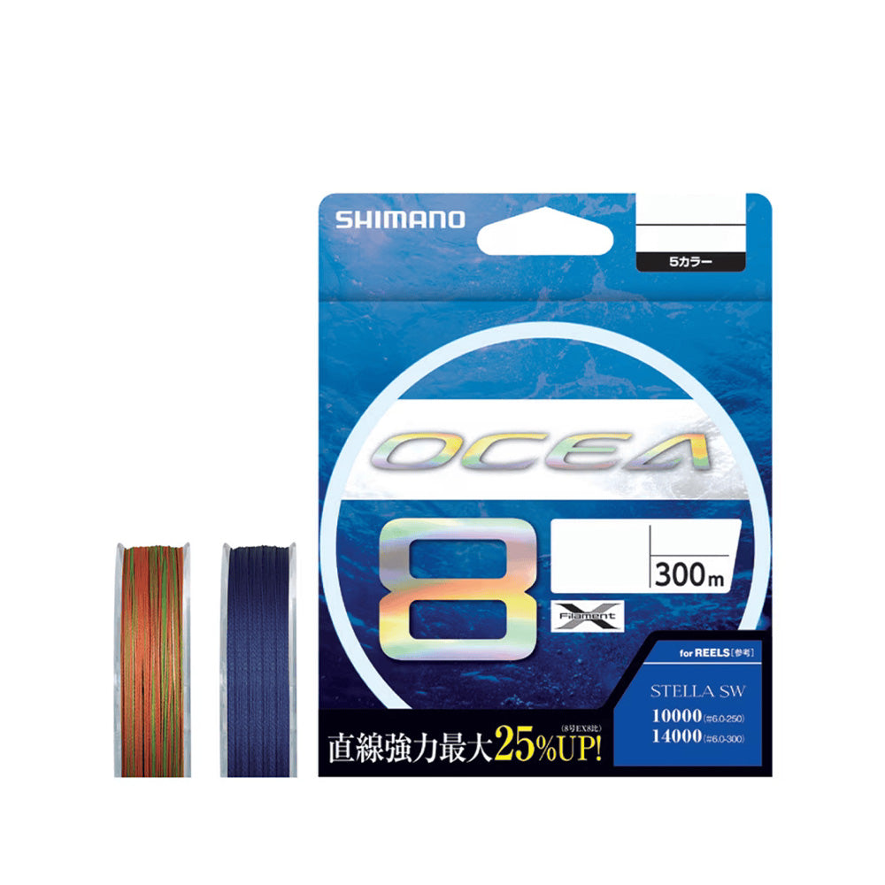 Shimano Ocea 8 PE1.5, 0.190mm x 30 LB x 300 Meter