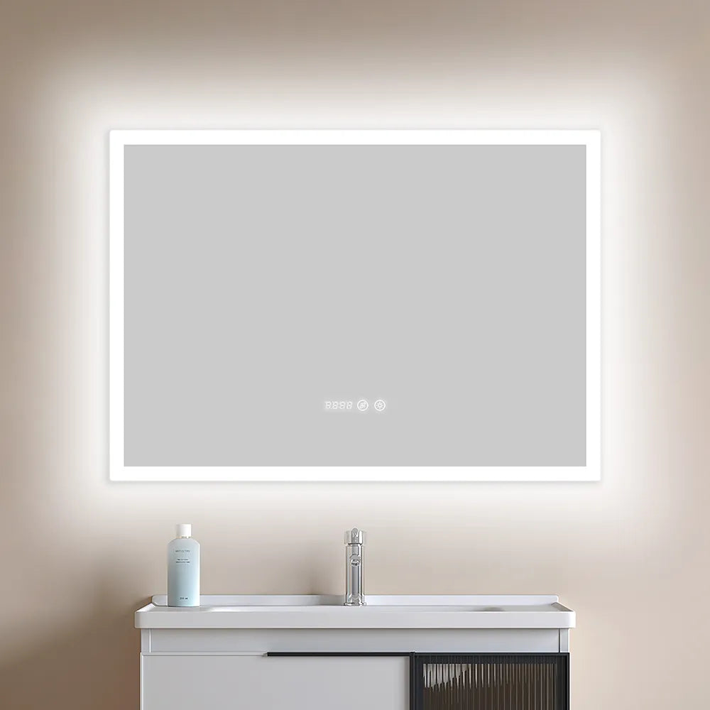 Horizontal LED smart mirror 700x500x35MM YMH-04
