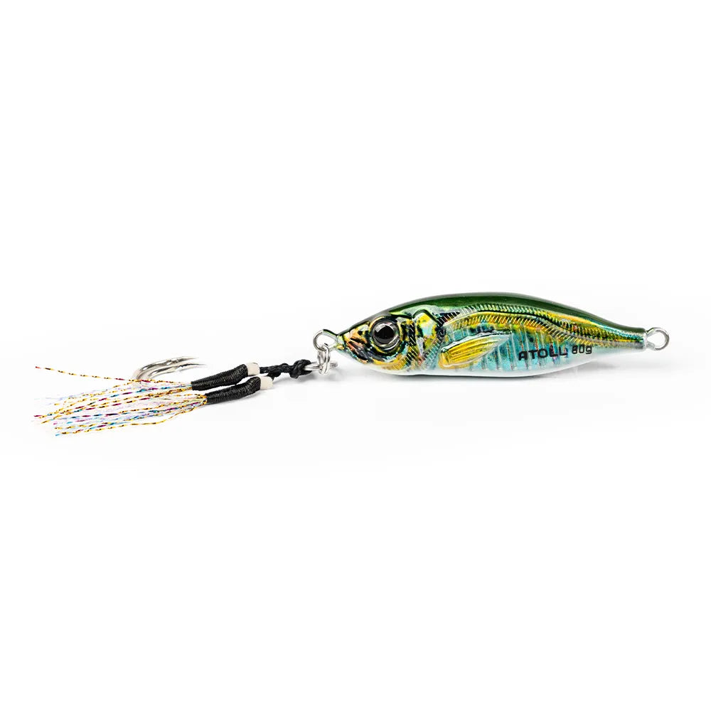 Atoll Bigeye-Scad jigging lure KT-69 100Gx94MM 17# D – Sonee Hardware