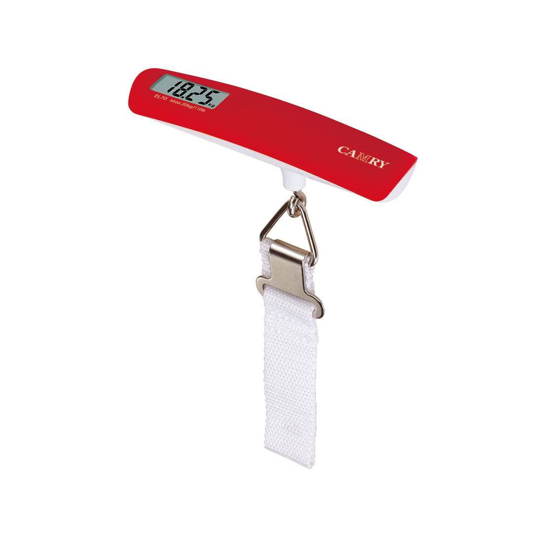 Camry Electronic Luggage Scale Red EL70-43