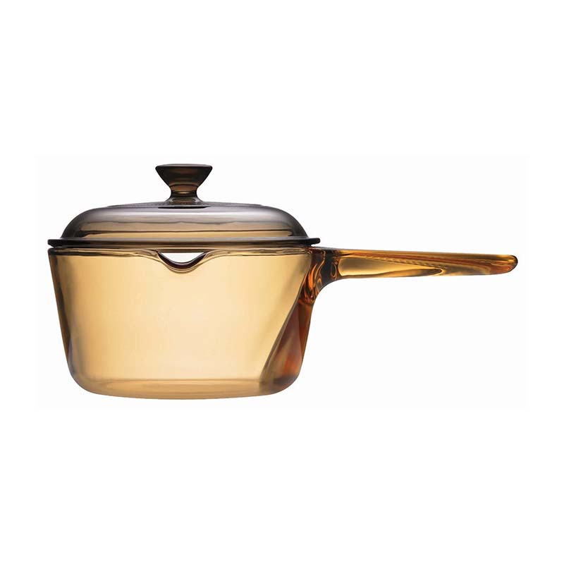 Visions 2.5L Covered Saucepan - Amber VSP-2.5/CL1