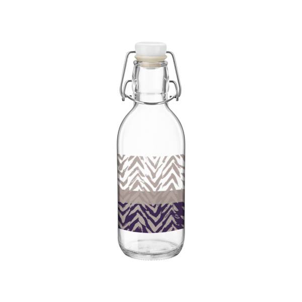 Bormolio Rocco Emilia Bottle 0.5L Manolibera Trama Viola 66