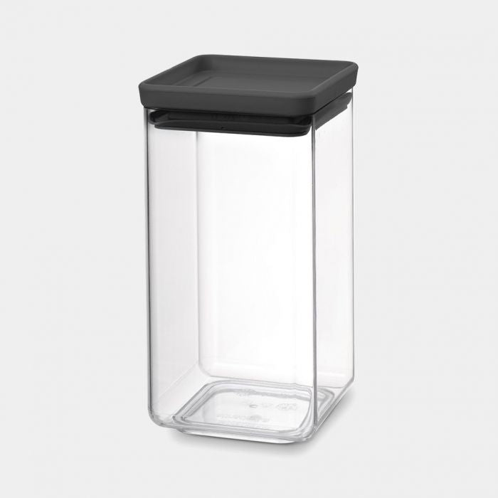 Brabantia Square Canister Dark Grey 1.6l