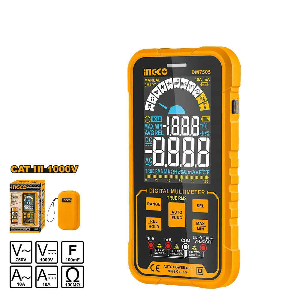 Ingco digital mulitimeter DM7505