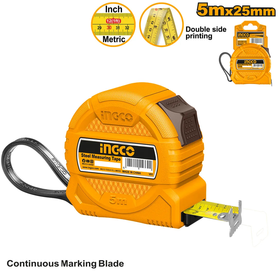 Ingco steel measuring tape HSMT39525