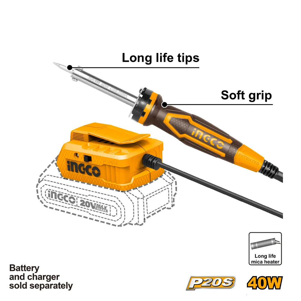 Ingco cordless soldering Iron CSILI2001