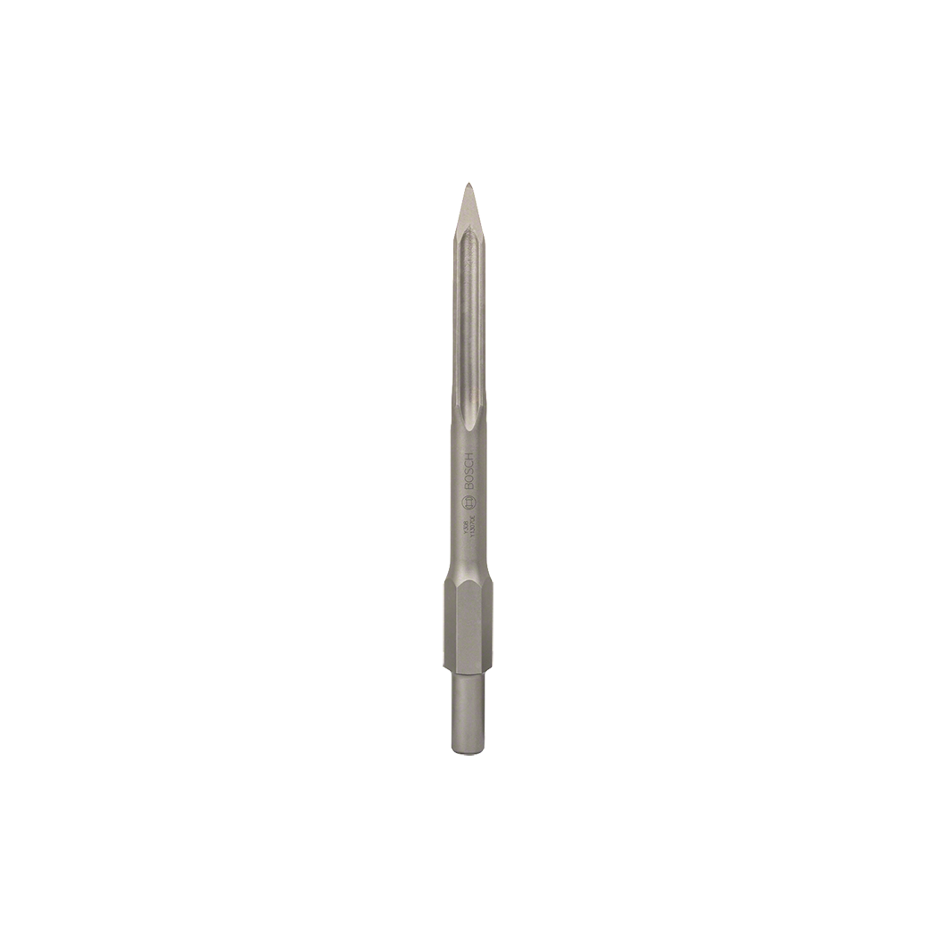 Bosch Pointed Chisel Hex Shank 30 x 400mm