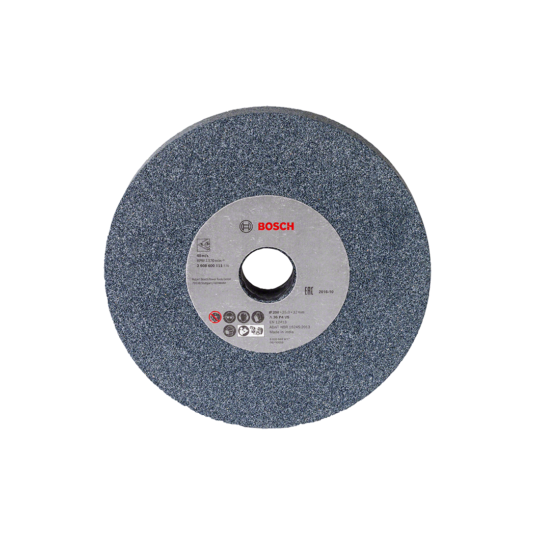 Bosch Bench Grinding Wheel 200mm 36 Grit