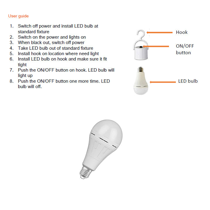 Ledvance Rechargeable Lamp 12W/865 Daylight E27