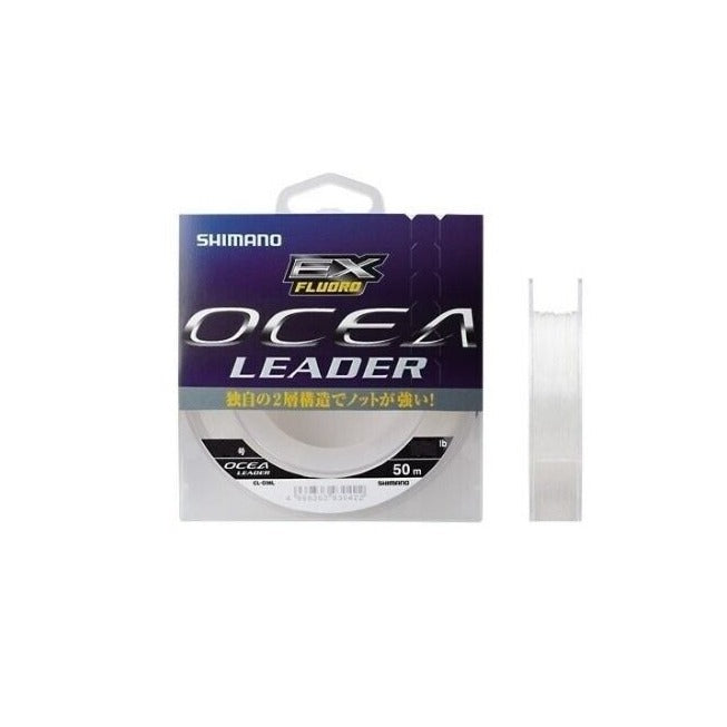 Shimano Ocea Ex FC leader 50LB #14 50m Clear Fishing Line OC