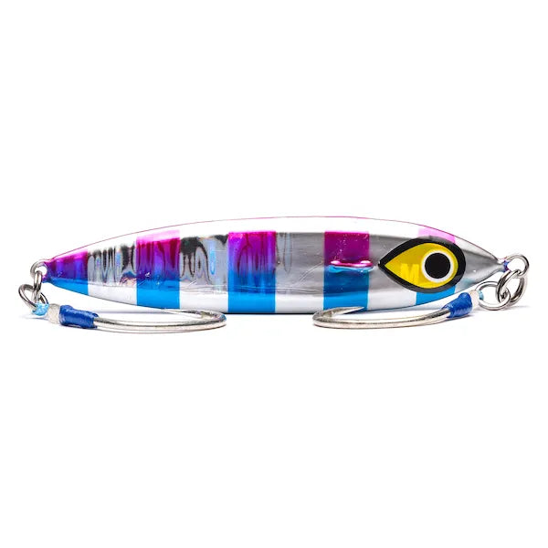 Mustad Wingman Slow Fall Jig Silver Pink Blue 100g