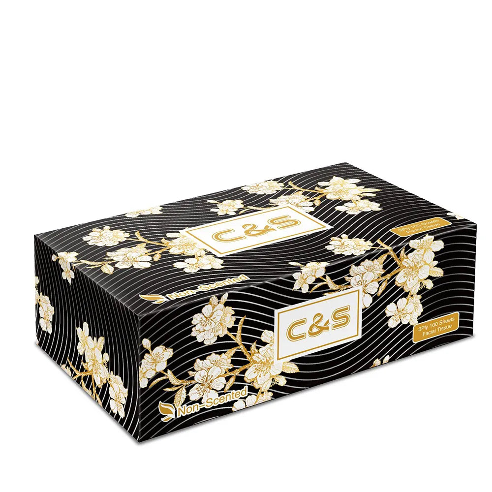 C&S Facial tissue 106 sheet 3-ply TH002-04X