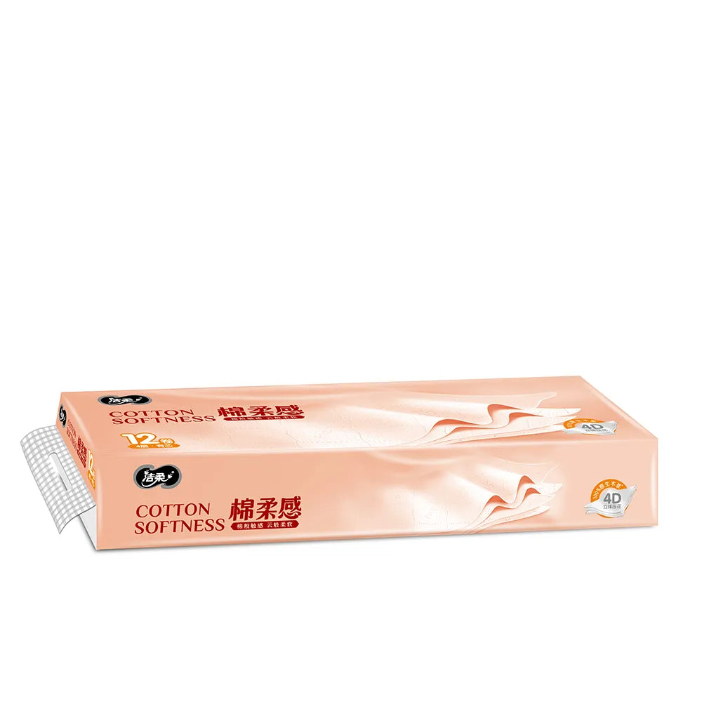 C&S Toilet paper cotton softness embossing 4-ply 105g DJ206-12