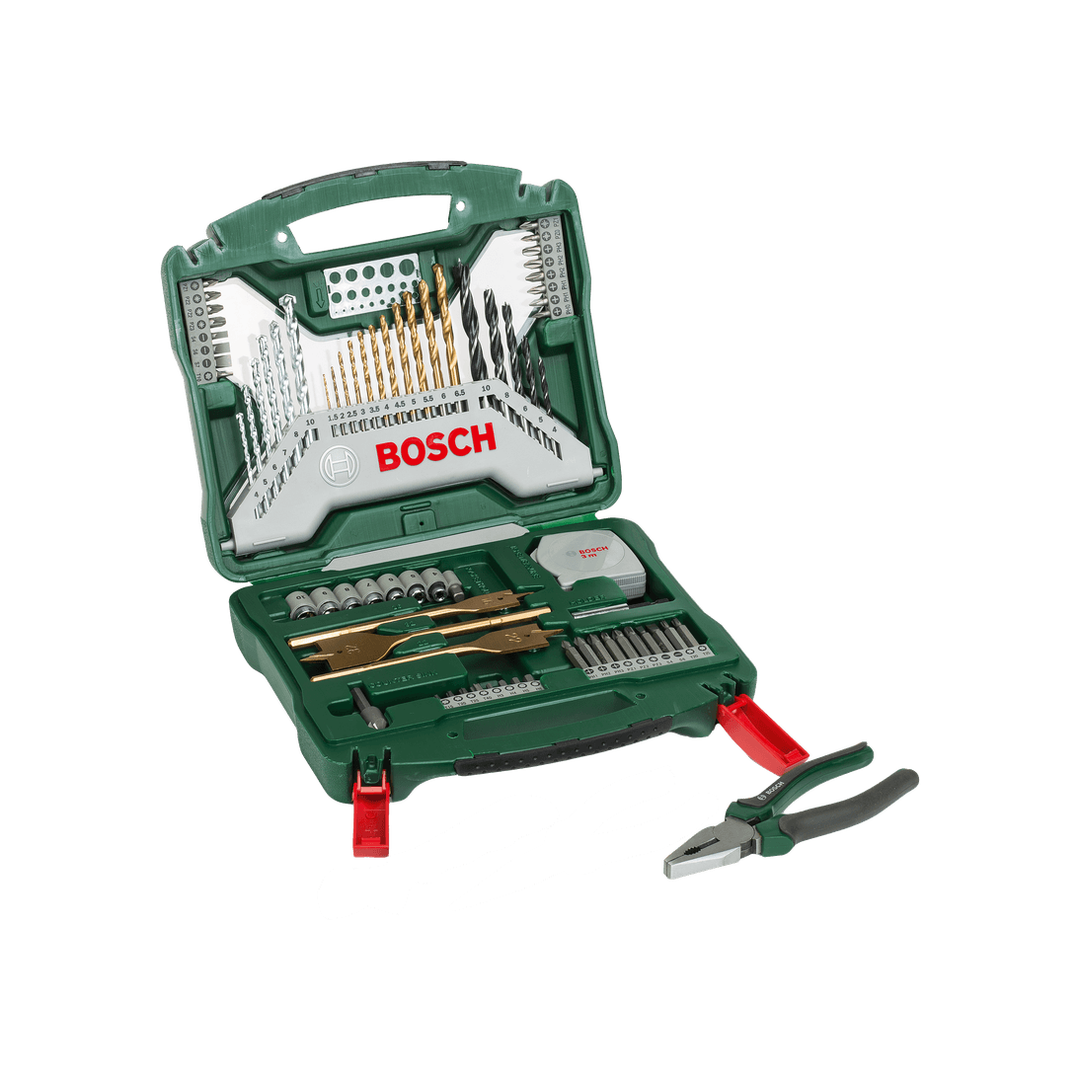 Bosch X-Line Accessory Case+Plier 70pc Set