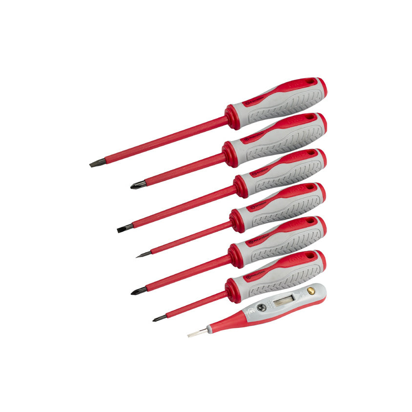 Insulated Soft Handle Screwdriver 7pcs Set