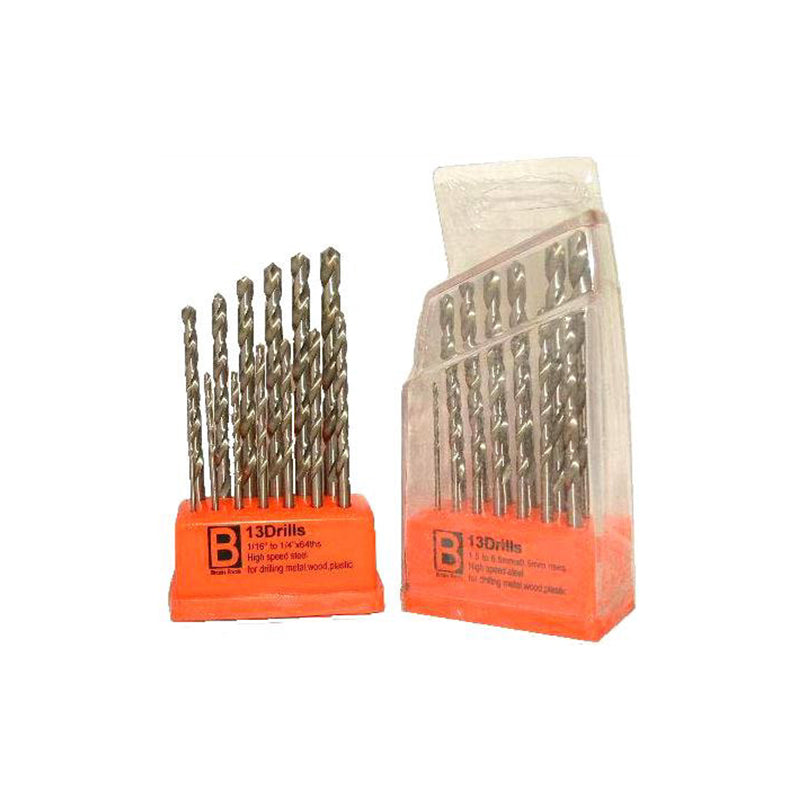 Brain Drill Bit Set Brain 13pcs (mm)