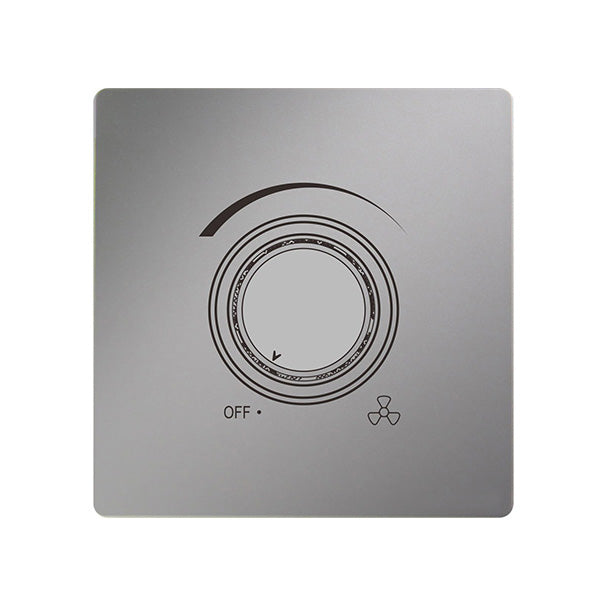 Trilif 1 Gang CV Fan Dimmer 250W 2 Line Grey