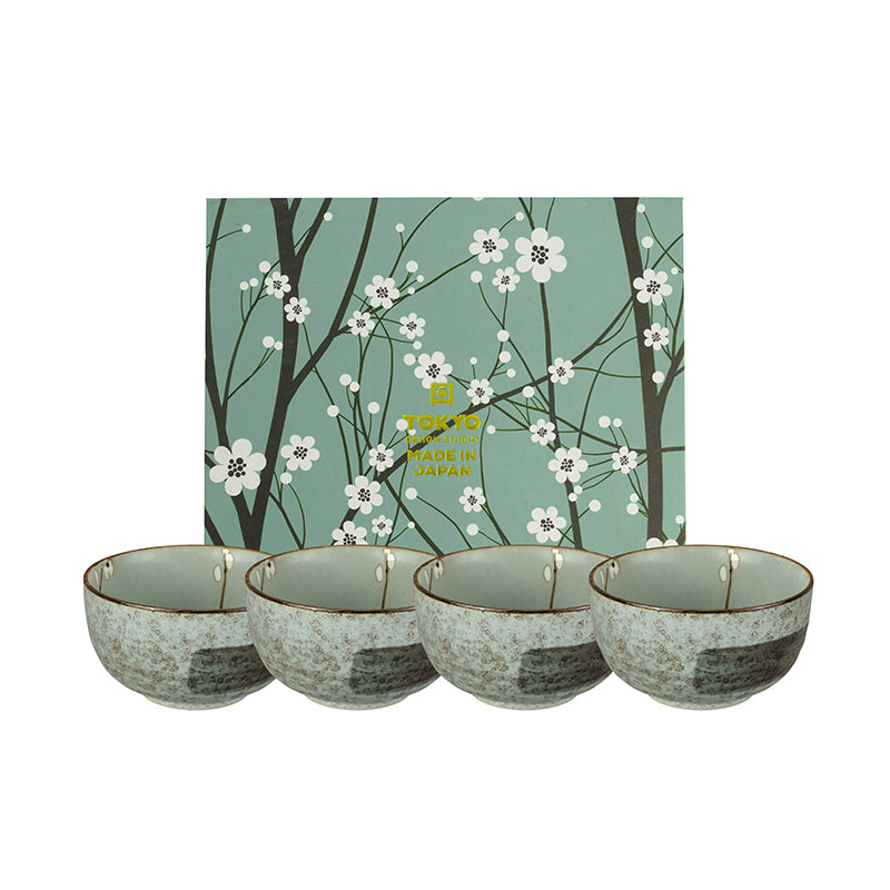 TDS Green Soshun Bowl Giftset 4pcs 13x7cm 550ml 22017