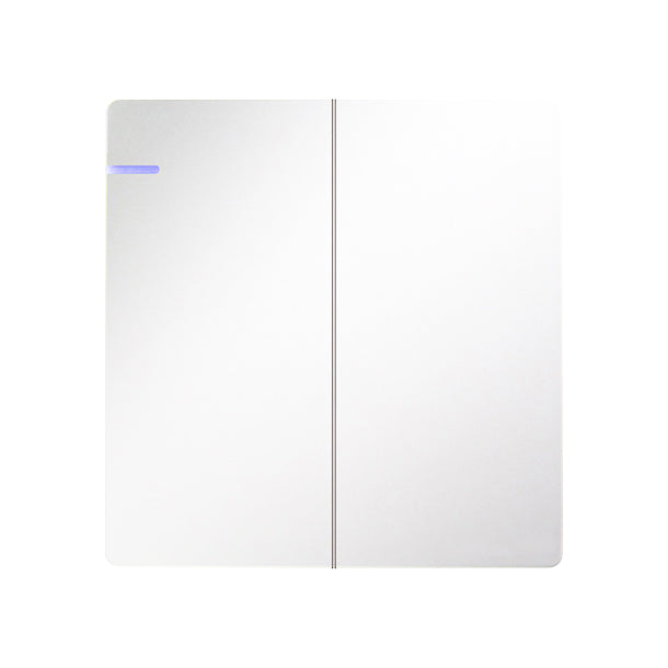 Trilif 2 Gang 2 Way Switch - White
