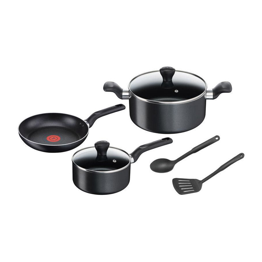 Tefal G6 Super Cook 7pc Set Non-Stick Black B459S784