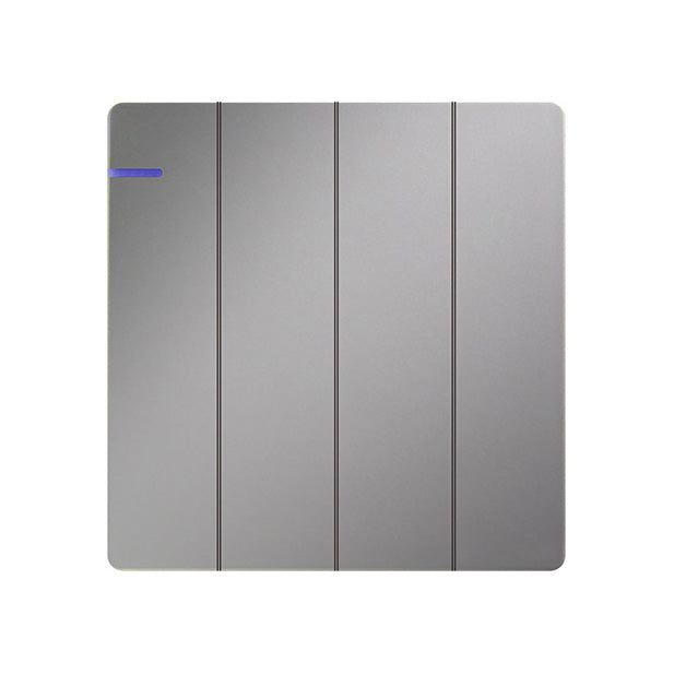 Trilif 4 Gang 2 Way Switch Grey