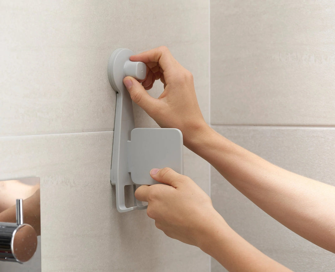Joseph Joseph EasyStore™ Compact Shower Shelf with Adjustable Mirror