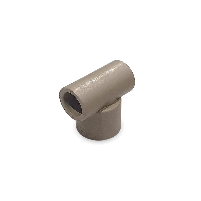 Lesso hot water female brass thread tee gray color