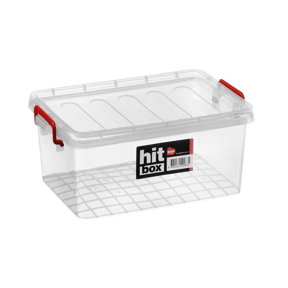 Bora Plastic Storage Box With Lid 8L 444