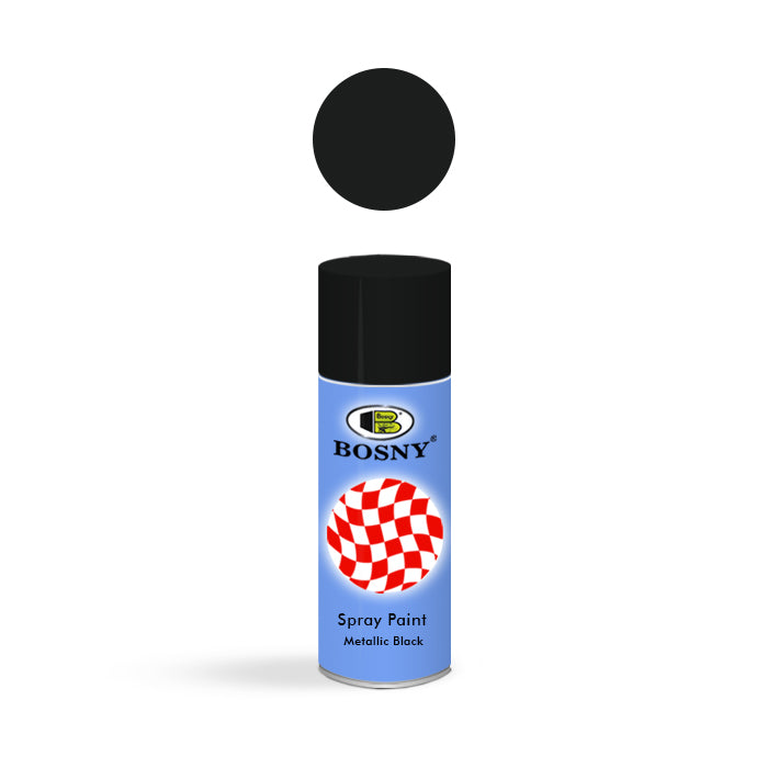 Bosny Metallic Spray Paint Black No 1139