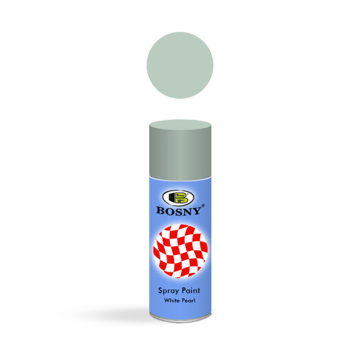 Bosny Metallic Spray Paint White Pearl No 1130