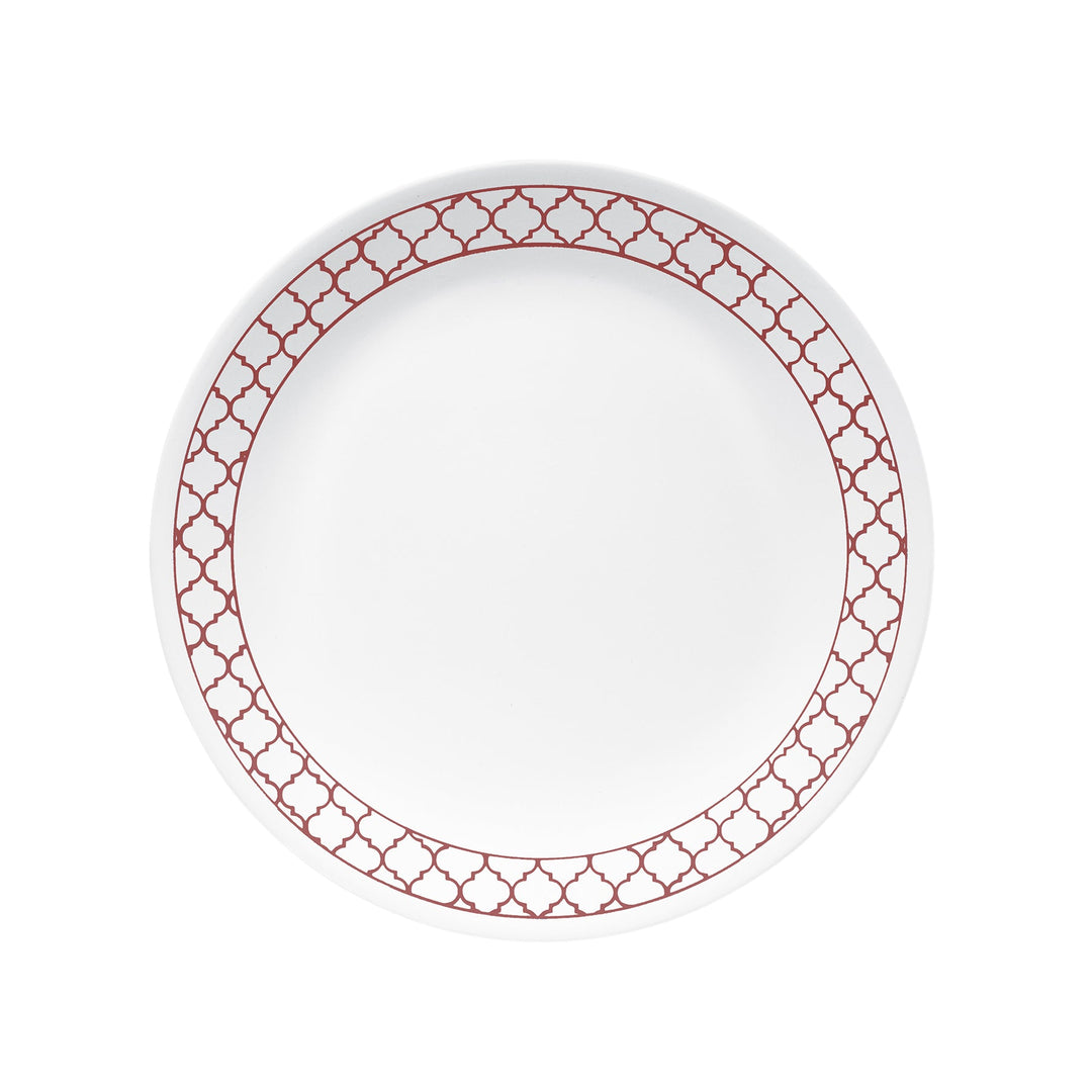 Corelle Crimson Trellis Luncheon Plate 8.5in 1123682