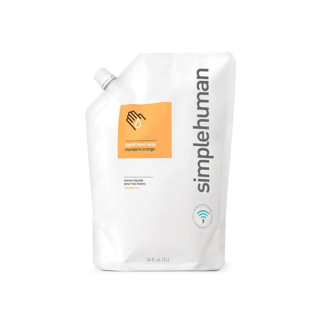 Simplehuman Liquid Hand Soap Refill Pouch Mandarin Orange 1Ltr