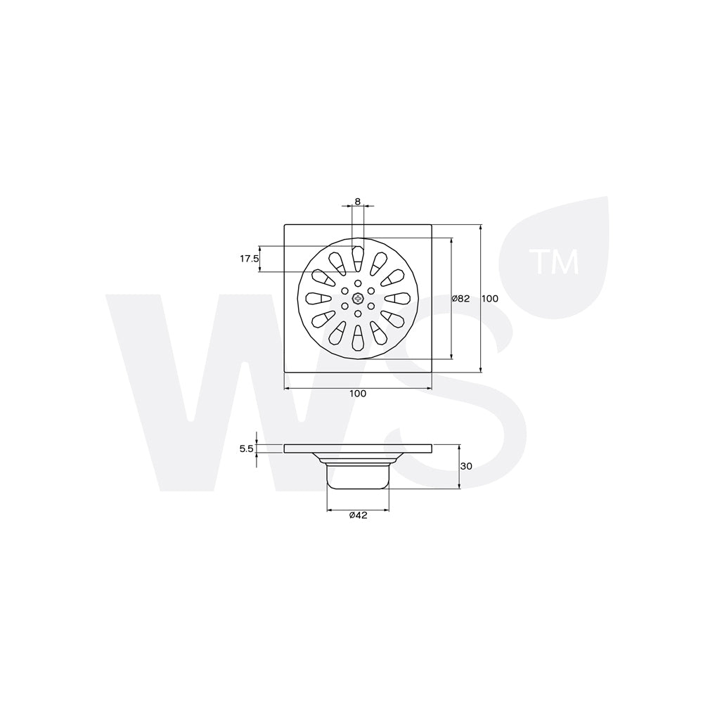 Floor Drain 4 inch FD-4301