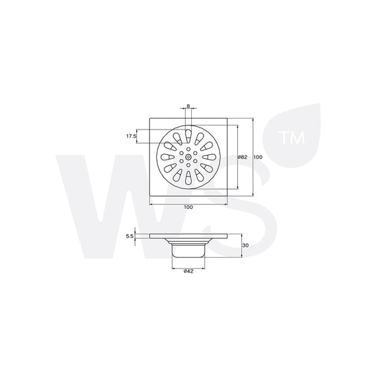 Floor Drain 4 inch FD-4301