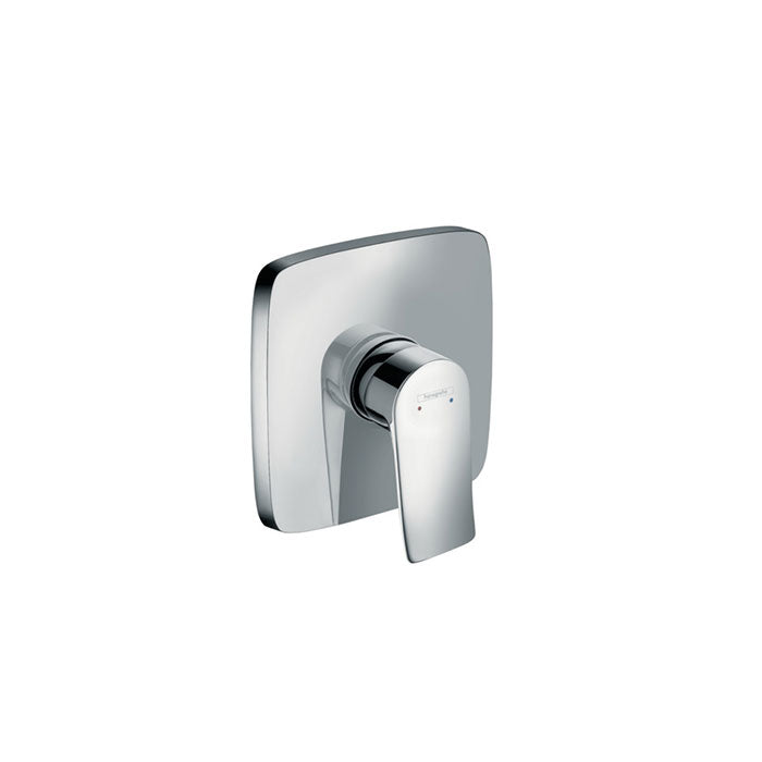 Metris Shower Mixer Concealed Square Finish Set Chrome