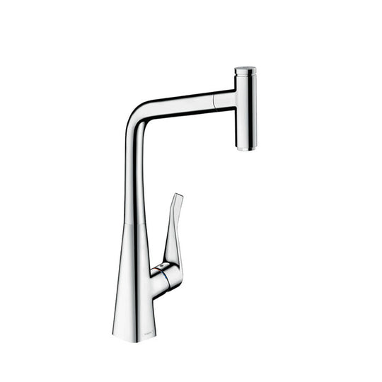 Metris Select M71 Single lever kitchen mixer 320, pull-out chrome