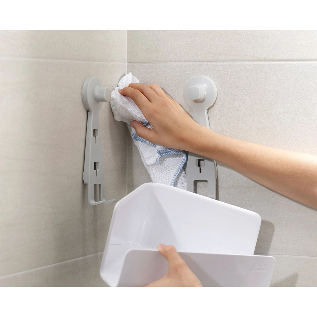 Joseph Joseph EasyStore™ Corner Shower Shelf with Removable Mirror