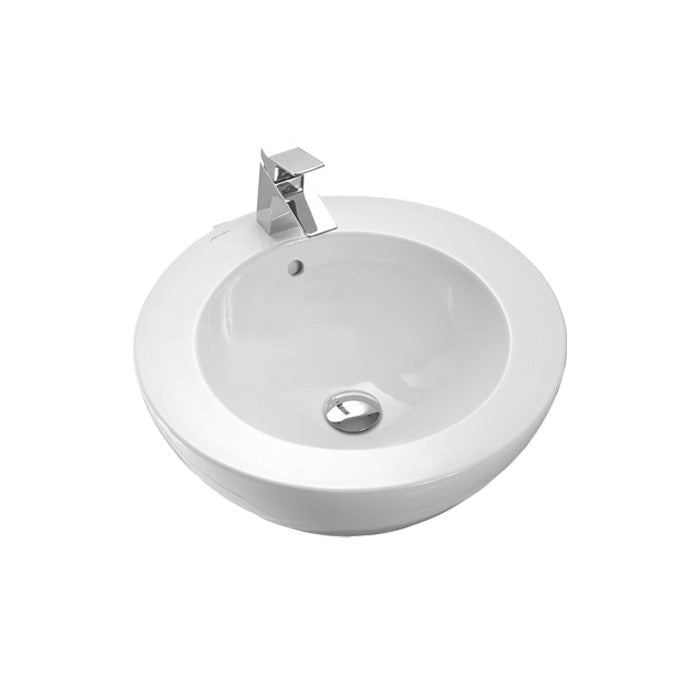 Johnson Suisse Marbella Counter-top Basin White