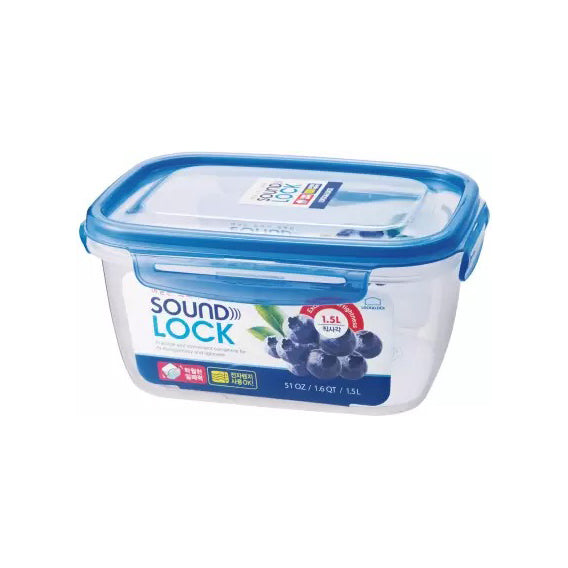 Sound Lock Rectangular 1.5Ltr LEP552 Food Container